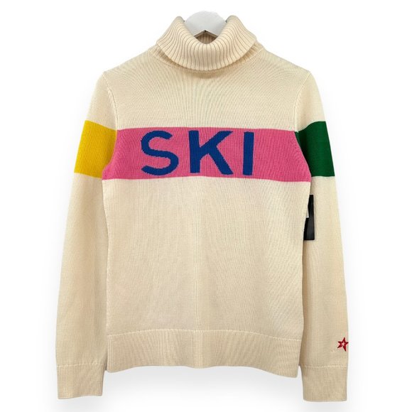 Perfect Moment Sweaters - NWT Perfect Moment Ski Sweater II Cream Wool Turtleneck Sweater